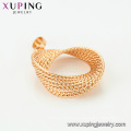 33355 Xuping wholesale fashion jewelry trendy wide fake gold hoop pendant without stone